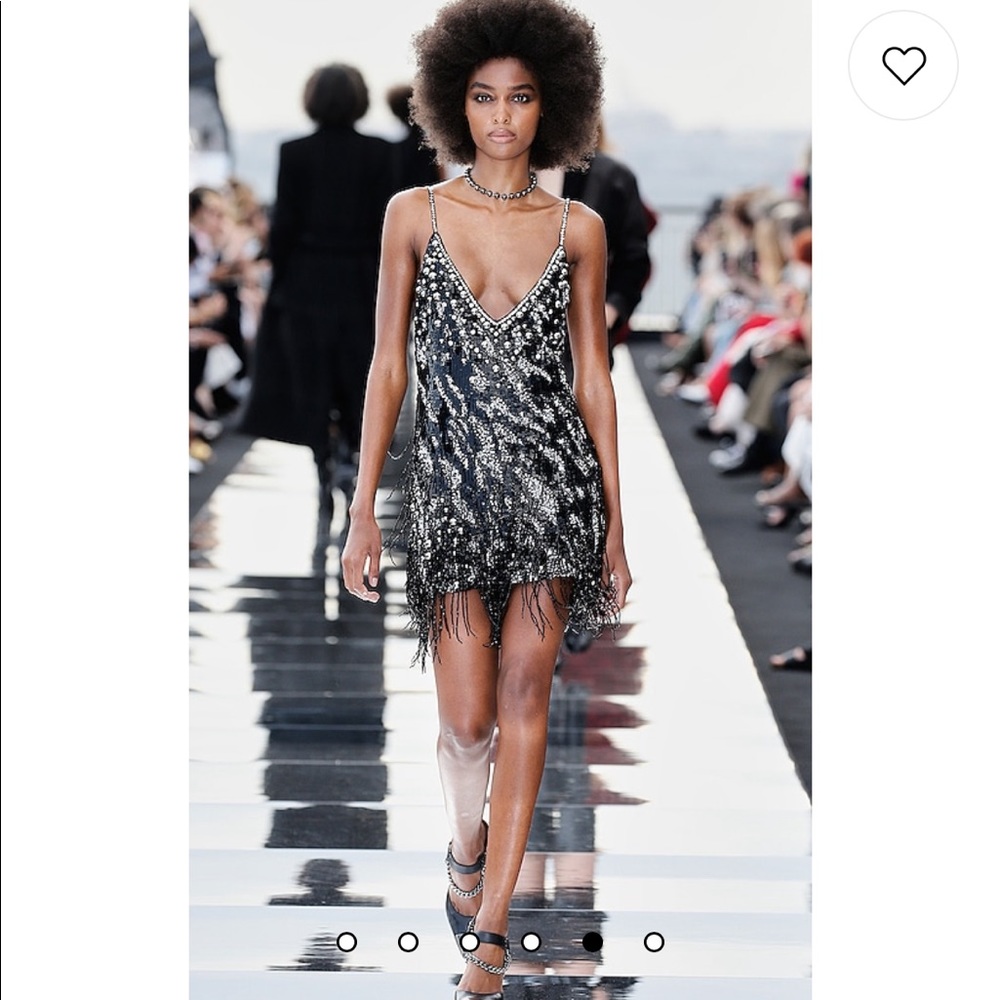 DUNDAS x REVOLVE Joan Embellished Mini Dress in Black and Silver